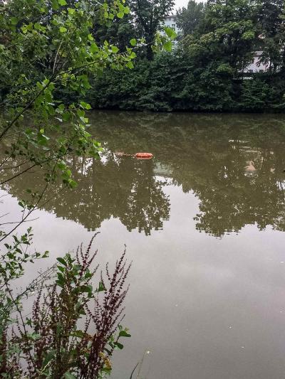 Esslingen: Rettungsring auf dem Neckar loest Sucheinsatz aus